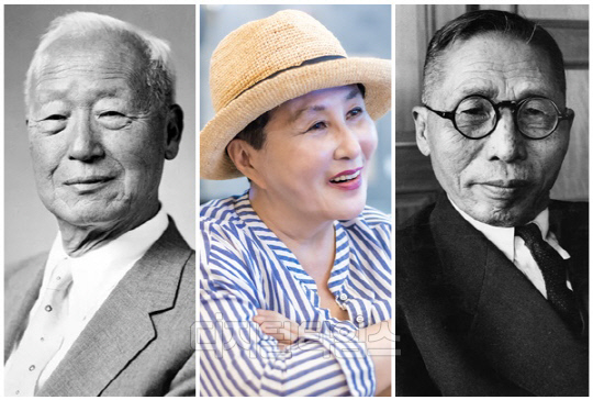 (왼쪽부터) 고(故) 이승만 전 대통령, 전여옥 전 국회의원, 고(故) 백범 김구 선생. <디지털타임스 박동욱 기자, 디지털타임스 DB>